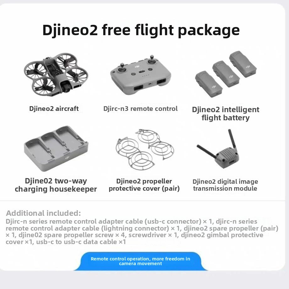New product Neo2 handheld Vlog aerial drone AI intelligent tracking flight camera 4K lens automatic composition omnidirectional obstacle avoidance multifunctional aircraft