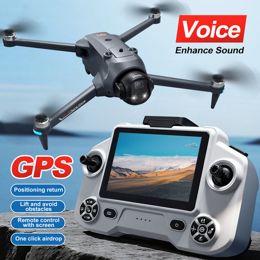 Drone YL059 GPS Remote Control Brushless Aircraft with Drop Function Obstacle Avoidance, and 5G Screen Control Quadrcopter