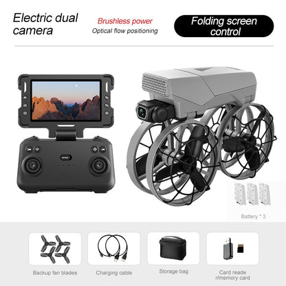The new G63 drone is a professional aerial photography folding aircraft with screen control and optical flow brushless remote control multi-functional aircraft