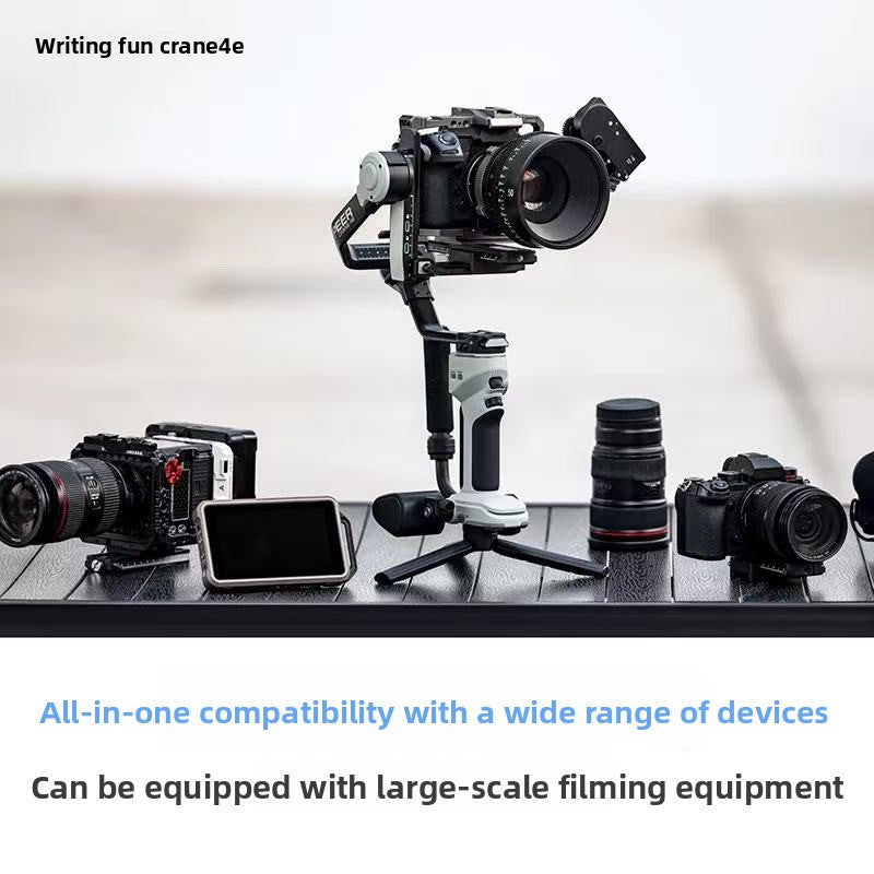 4E Gimbal Stabilizer 3 Axis Professional Camera Anti Shake for Sony Canon Nikon Mirrorless Cameras Wireless Bluetooth Connectivity