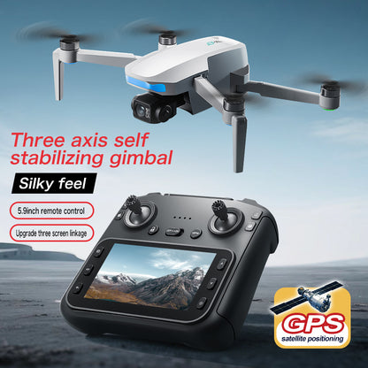 S-X1 professional drone with screen, brushless obstacle avoidance, GPS intelligent positioning, return flight photography, long endurance remote control aircraft