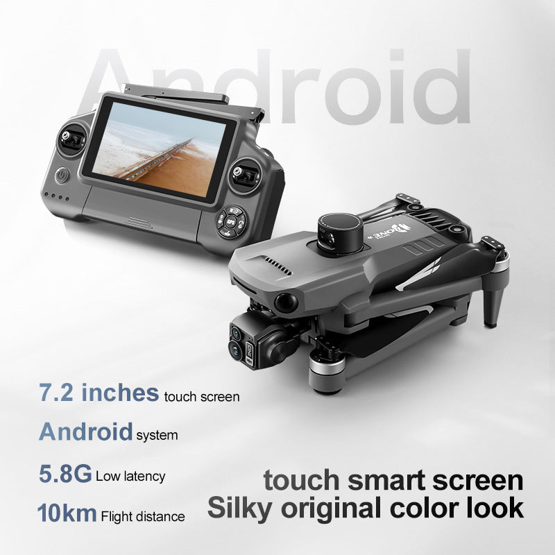 New D12 three-axis gimbal drone, equipped with high-definition professional dual camera aerial photography, GPS positioning, 360 ° telescopic obstacle avoidance, 45 minute endurance, 4500mAh large battery, flying 10 kilometers