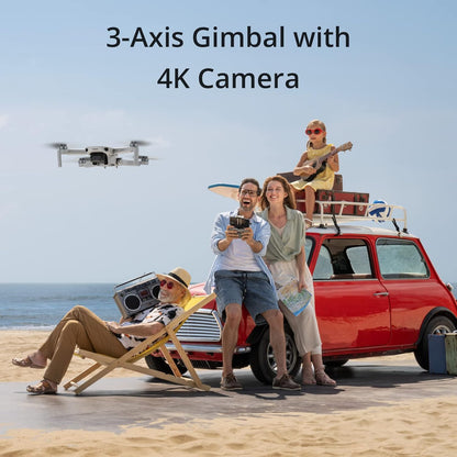 Mini 2 Fly More Combo – Ultralight Foldable Drone, 3-Axis Gimbal with 4K Camera, 12MP Photos, 31 Mins Flight Time, OcuSync 2.0 10km HD Video Transmission