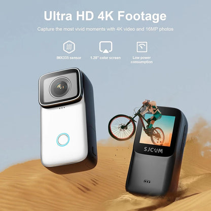 SuYing C200pro Thumb Pocket Camera 4k HD Anti Shake Camera Recorder for Men and Women Travel