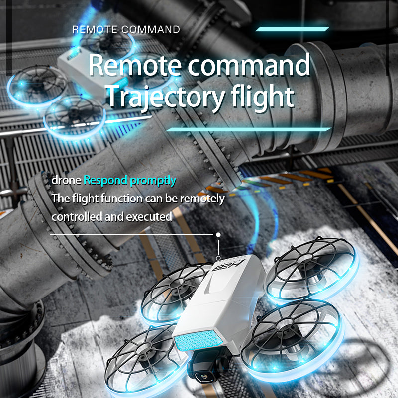 H28 drone, brushless optical flow aerial photography, light folding screen control, obstacle avoidance, quadcopter, 360 degree rolling multifunctional aircraft
