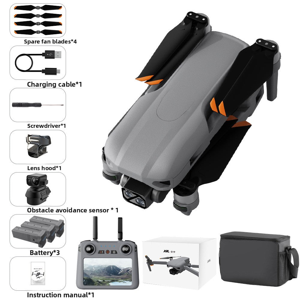 3-axis Gimbal Professional Drone GPS Smart Positioning 55 Inch Touch Screen Remote Control 5000mAh Large Battery 10km Flight Distance Multi-functional Quadcopte