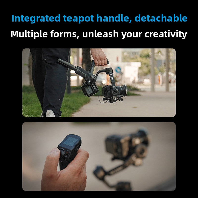 Tech Scorpion 3 3-Axis Gimbal Stabilizer for Live Stream Photography Camera Professional Anti-Shake Multi-Functional Commercial Shooting