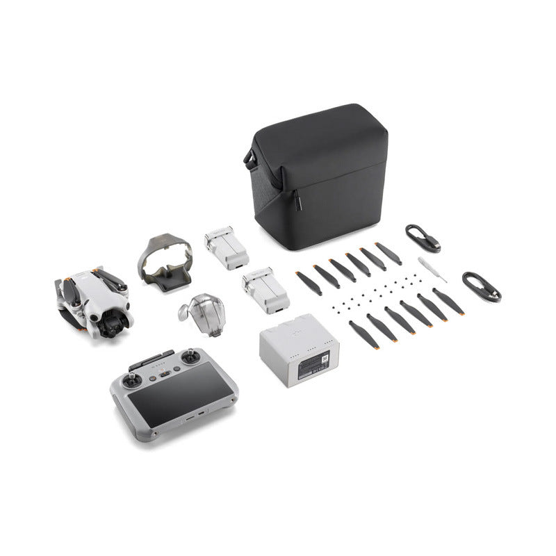 Mini 4 Pro Fly MoreCombo Plus with RC2 (Screen RemoteController), FoldingMini-Drone with 4KHDR Video Camera forAdults, 2 ExtraIntelligent FlightBatteries Plus for45-Min Flight Time