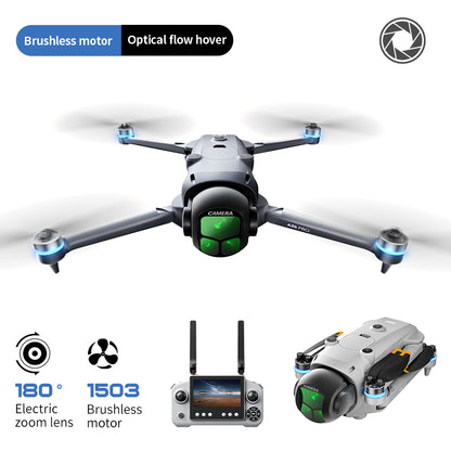 A26PRO brushless GPS automatic return high-definition aerial photography drone professional level quadcopter intelligent obstacle avoidance 4.5-inch large screen remote control 180 degree electrically adjustable lens