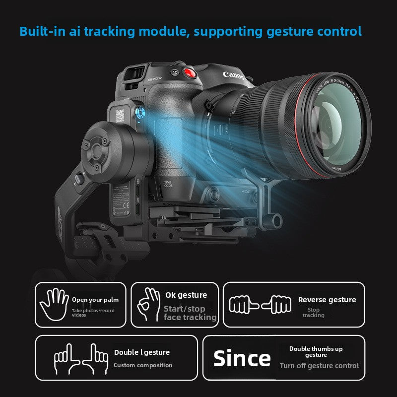 Professional Gimbal Stabilizer High Payload Handheld Camera Stabilizer for Filmmaking Vloggers