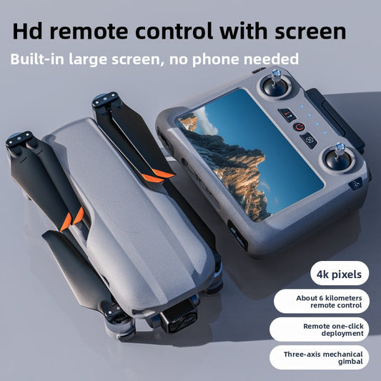 3-axis Gimbal Professional Drone GPS Smart Positioning 55 Inch Touch Screen Remote Control 5000mAh Large Battery 10km Flight Distance Multi-functional Quadcopte