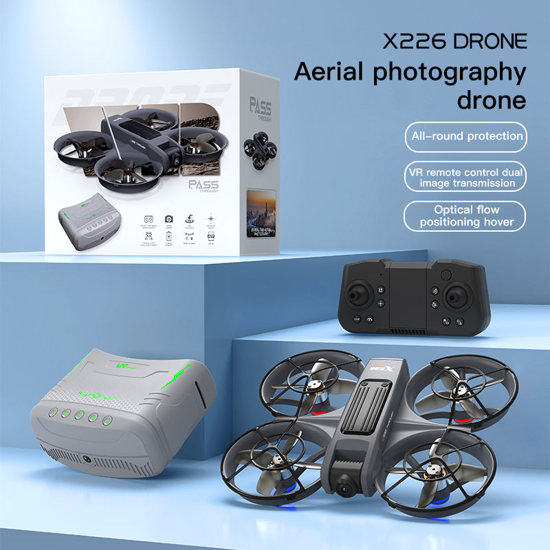 X226 new brushless remote control drone with VR glasses, professional aerial photography high-definition four axis multifunctional time traveling machine