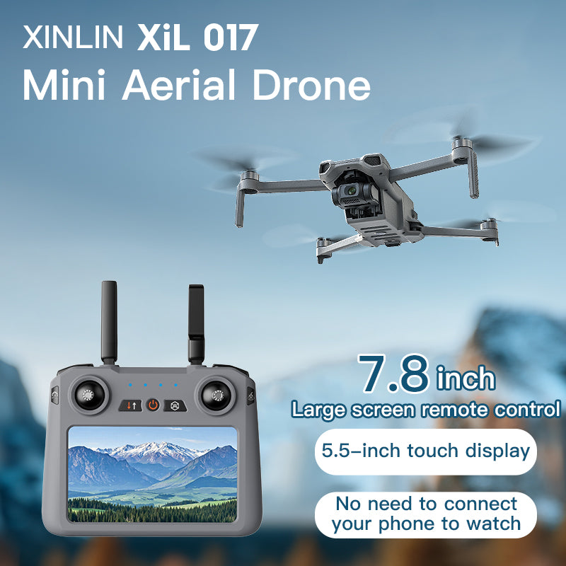 Mini touch screen drone with 247g high-definition aerial photography, 4K three-axis brushless gimbal, 35 minute endurance, wind resistant AI night view aircraft, 10km image transmission, 48 million pixels