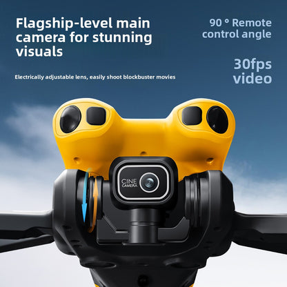 GT50 Black Hornet Version HD Professional Aerial Photography Mini Drone Large Screen Remote Controller Obstacle Avoidance Brushless Four Axis Multifunctional Aircraft