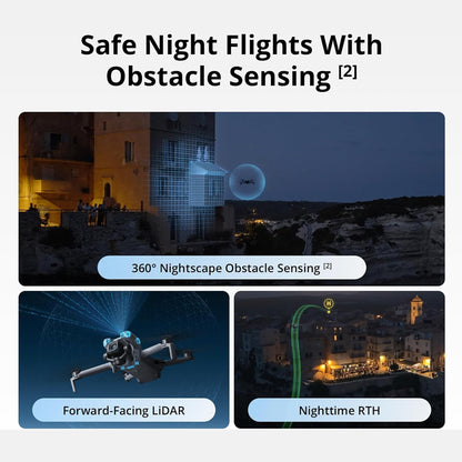 2026 New Mini 5 Pro Fly & Play Set Drone with Camera, 1-inch CMOS, 4K New Drone, ObstacleSensing, 360° Smart Follow, 225° Gimbal Rotation, Long Flight Time Battery