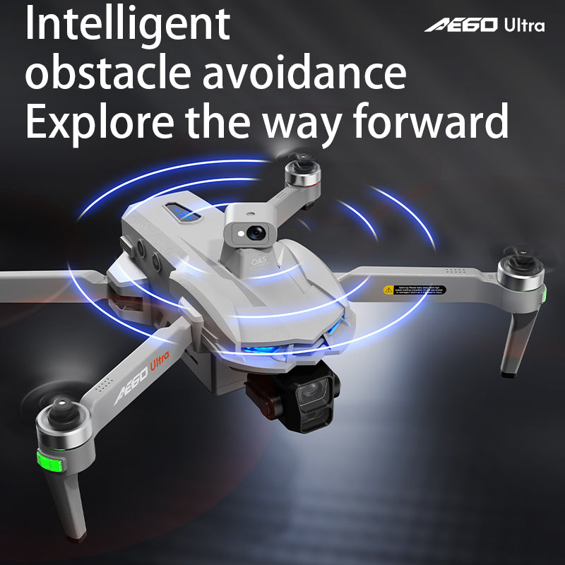 AE60 large screen remote control three-axis gimbal airdrop GPS drone 5G digital 12 kilometer image transmission 360 ° radar obstacle avoidance high-definition professional electrically adjustable camera ultra wide angle 9800mAh lithium battery aircraft