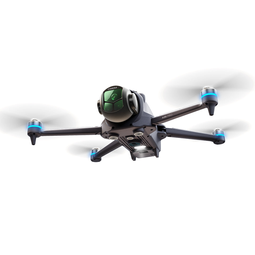 A26PRO brushless GPS automatic return high-definition aerial photography drone professional level quadcopter intelligent obstacle avoidance 4.5-inch large screen remote control 180 degree electrically adjustable lens