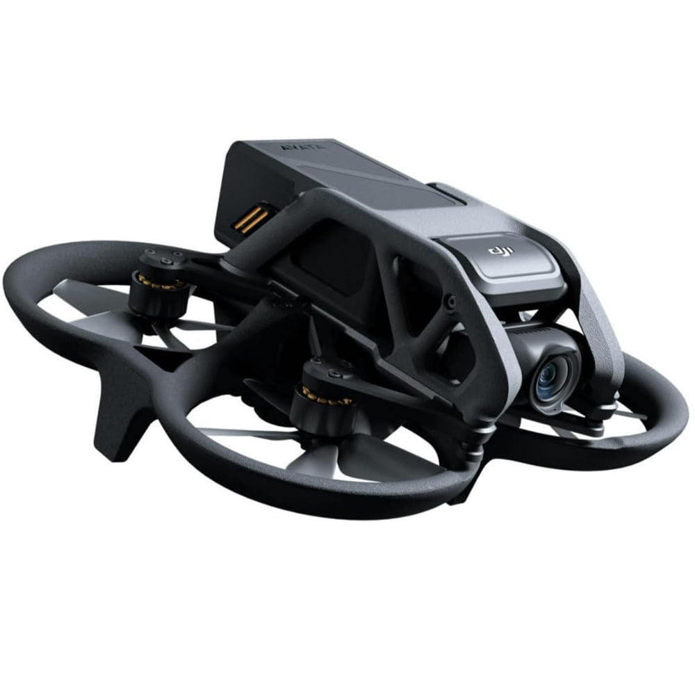Avata Explorer combination, first person perspective drone with rapid takeoff, equipped with 4K camera, ultra wide 155 ° field of view, including new RC Motion 2 and multi-functional black goggles that comply with FAA remote ID standards