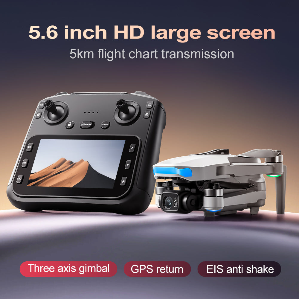 S-X1 professional drone with screen, brushless obstacle avoidance, GPS intelligent positioning, return flight photography, long endurance remote control aircraft