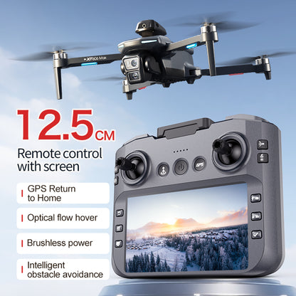 New XT606 professional drone GPS aerial photography with screen 1200 meter remote control distance controller high-definition intelligent obstacle avoidance four axis 1000 meter digital image transmission 4K image video aircraft