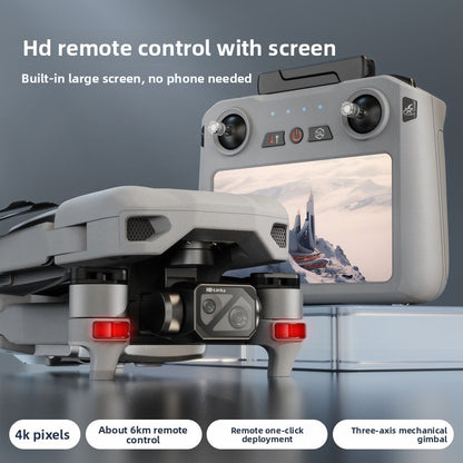 3-axis Gimbal Professional Drone GPS Smart Positioning 55 Inch Touch Screen Remote Control 5000mAh Large Battery 10km Flight Distance Multi-functional Quadcopte