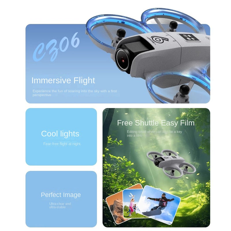 Drone High-definitionProfessional AerialPhotographyQuadrcopter for Kidsand Primary SchoolStudents, Small Size,Suitable for Boys