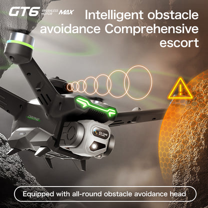 GT6 professional drone GPS automatic return quadcopter remote control with screen display high-definition aerial photography obstacle avoidance aircraft