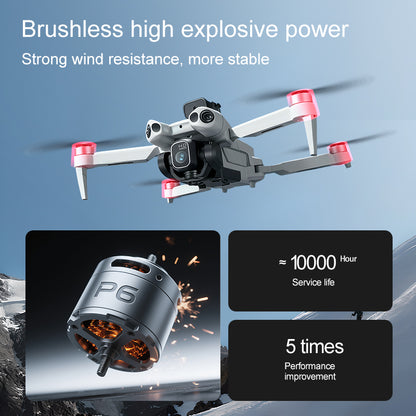 The P6mini drone with 8K main camera and LCD remote control is a high-definition professional aerial photography remote control aircraft
