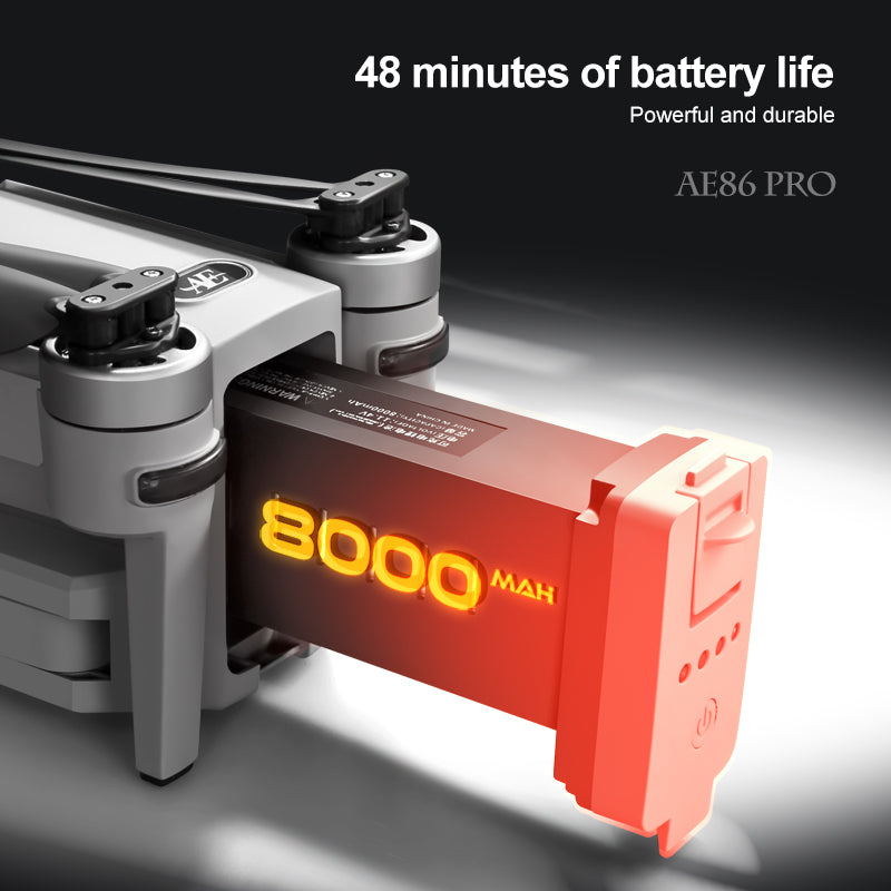 AE86 professional aerial drone 5G digital image transmission GPS positioning automatic return 360 degree radar obstacle avoidance three-axis cloud platform long endurance aircraft remote control aircraft