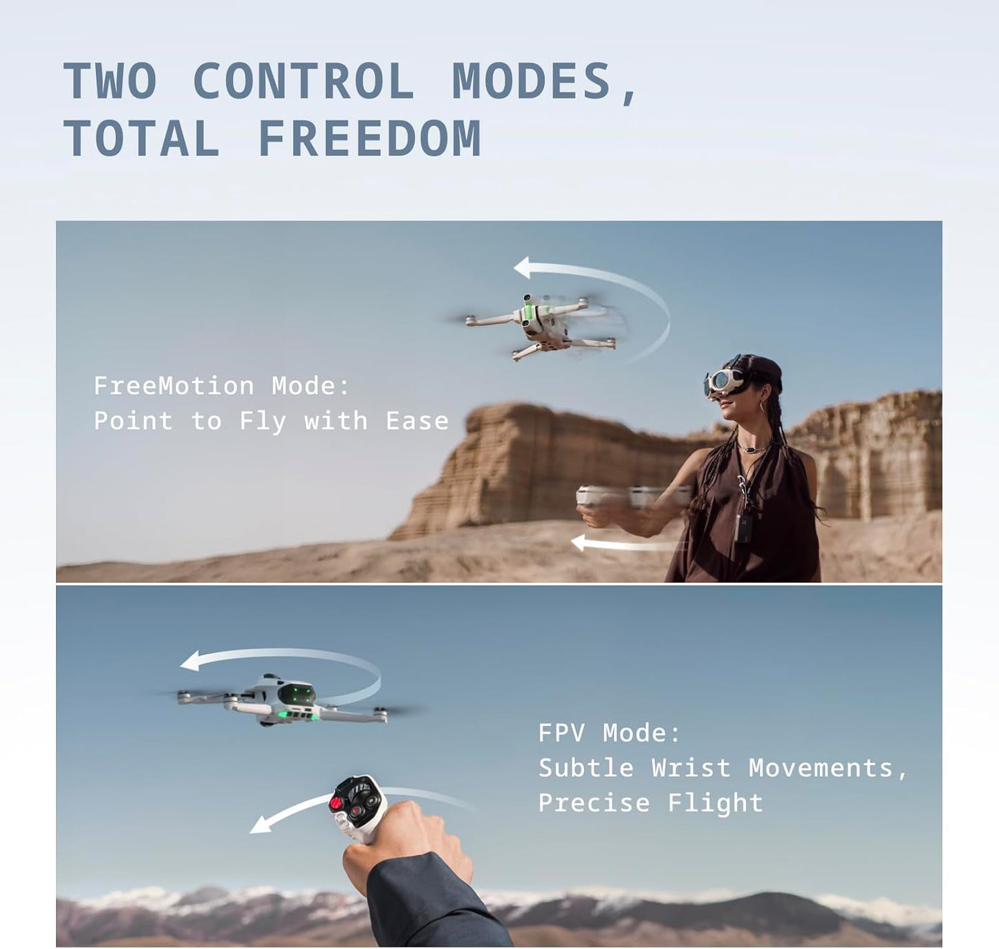 New Antigravity A1-360 8K Drone, Immersive Glasses, Gesture Control (Suitable for Adult Beginners), Intelligent ObstacleAvoidance, 249g Foldable Design, Depth Tracking, Auto Return to Home, Automatic Professional HD Video Editing