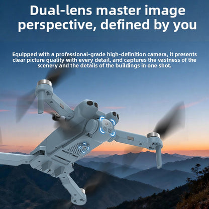 2026 New Professional Aerial Photography Drone ZD018 with Large-Screen Remote Controller, Brushless Motor, Dual Cameras, Smart Sensing, High-Capacity Battery (18-Minute Flight Time), 3D Flips, and Intelligent Obstacle Avoidance