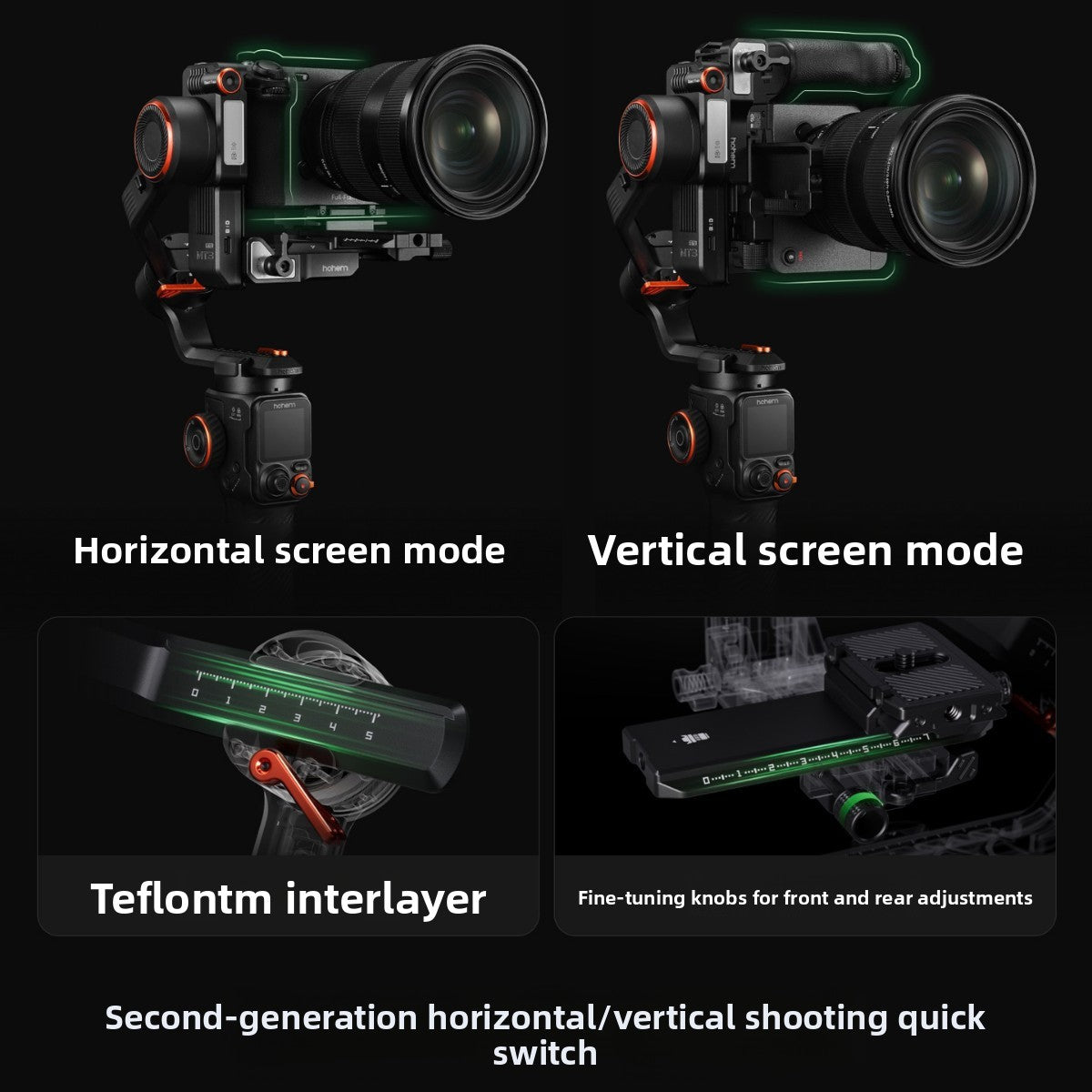 2026 New MT3 Pro Kit Professional AI Camera Stabilizer Handheld Three-Axis Anti-Shake Balancer for Sony and Canon Cameras with Remote Image Transmission and Detachable Remote Control