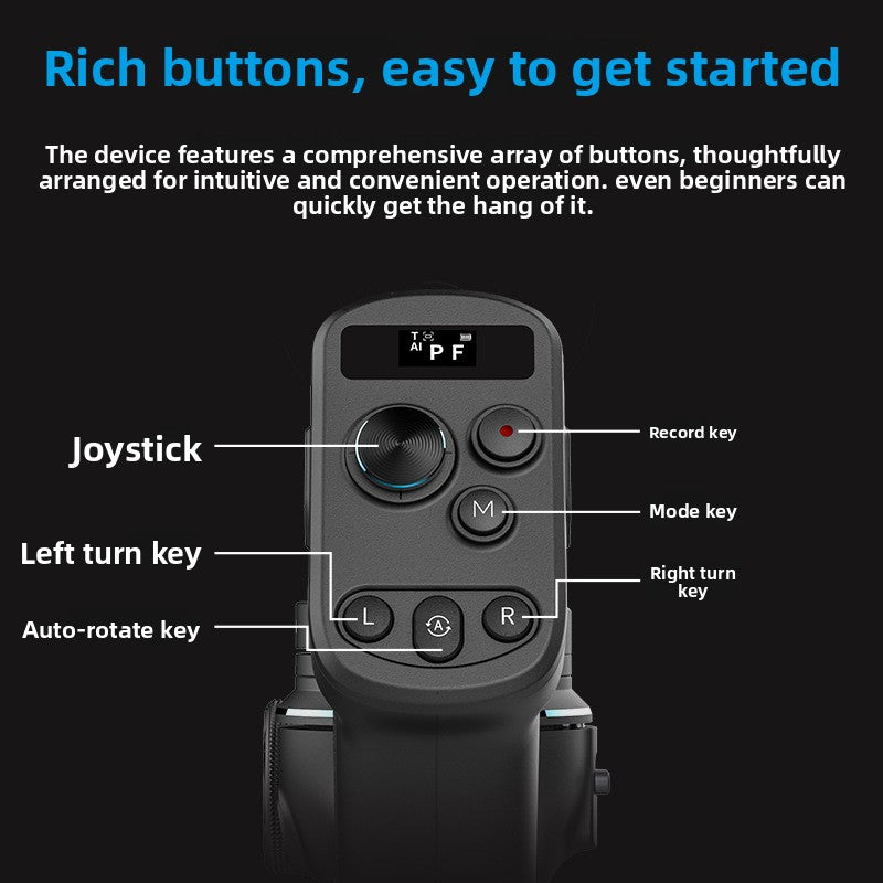 Professional Gimbal Stabilizer High Payload Handheld Camera Stabilizer for Filmmaking Vloggers