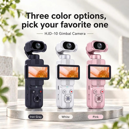 Handheld Pocket Sports Outdoor Gimbal Camera 7500w Pixel Ultra HD 4K Recording Rotating Screen Travel Vlog Pocket Face Tracking Camera