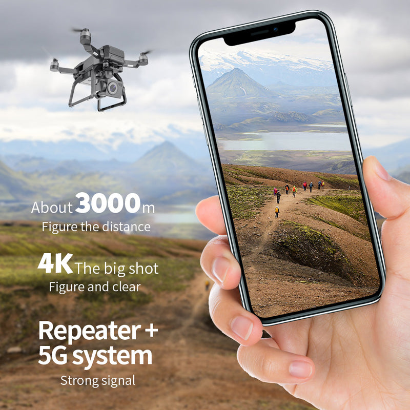 F7S 4K PROProfessional AerialDrone High DefinitionAircraft Three Axis AntiShake gimbal BrushlessAerial Camera