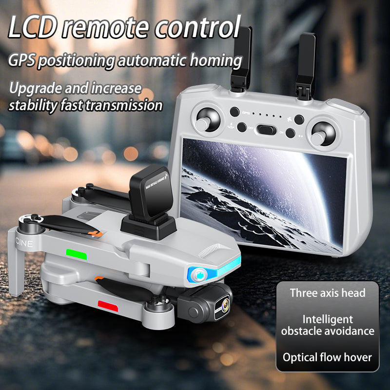 AE3 screen control 360 ° radar obstacle avoidance GPS automatic return unmanned aerial vehicle three-axis mechanical self stabilizing pan tilt zoom anti shake high-definition professional aerial photography electrically adjustable camera aircraft