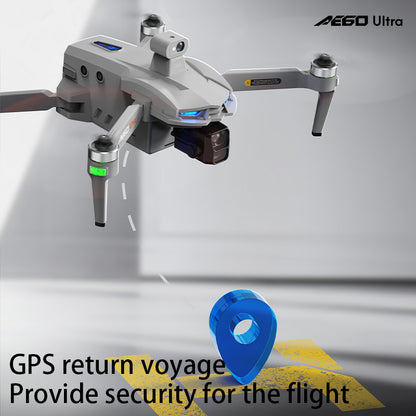 AE60 large screen remote control three-axis gimbal airdrop GPS drone 5G digital 12 kilometer image transmission 360 ° radar obstacle avoidance high-definition professional electrically adjustable camera ultra wide angle 9800mAh lithium battery aircraft