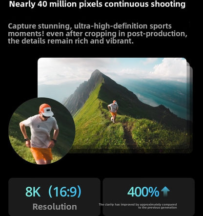 Osmo Action 5 Pro Standard Combo, Waterproof Action Camera with 1/1.3" Sensor, 4K/120fps Video, Subject Tracking, Stabilization, Dual OLED Touchscreens, Ideal for Sports, Vlog