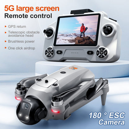 Drone YL059 GPS Remote Control Brushless Aircraft with Drop Function Obstacle Avoidance, and 5G Screen Control Quadrcopter