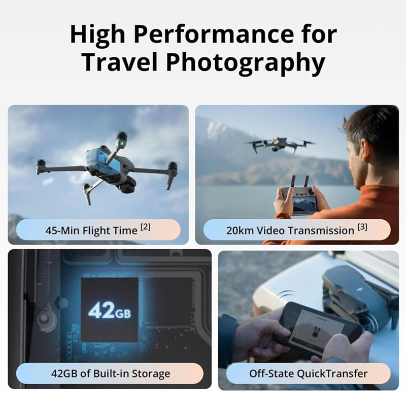 Air3S Dual Camera Flagship Aerial Drone Professional HD Travel Photography Active Obstacle Avoidance Follow up Shooting 45 Minutes Range 20 Kilometers Image Transmission Aircraft