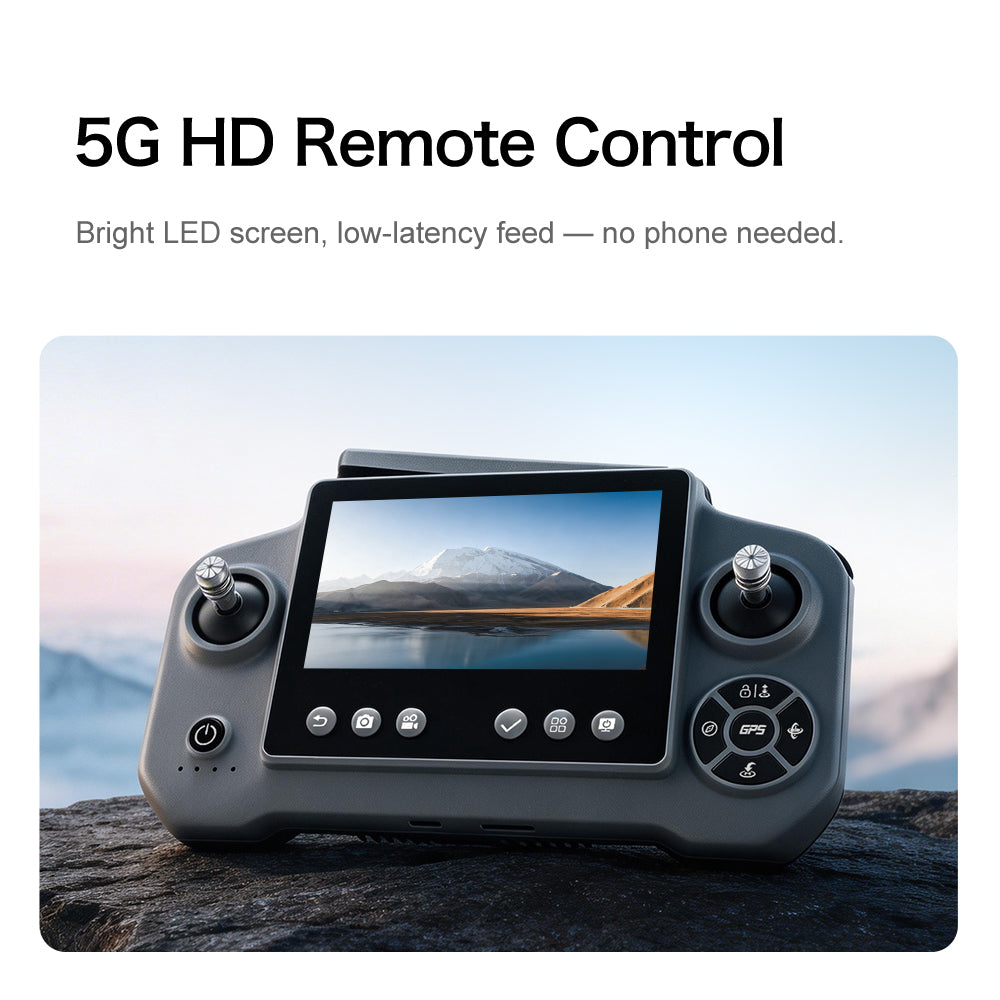 GT60 drone large screen control GPS with airdrop high-definition aerial photography return obstacle avoidance quadcopter