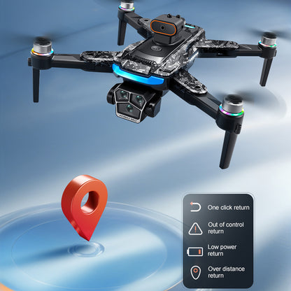 GPS drone A14 brushless 4.5-inch screen remote control obstacle avoidance optical flow intelligent high-definition aerial photography multifunctional aircraft