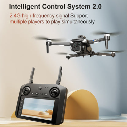 M22max Drone with Obstacle Avoidance 4.5 Inch Screen HD Camera Quadcopter RC Aircraft for Aerial Photography