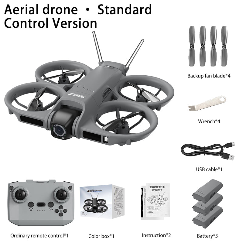 New Z906 professional drone aerial photography dual camera electric dimming flow obstacle avoidance aircraft large screen remote control aircraft