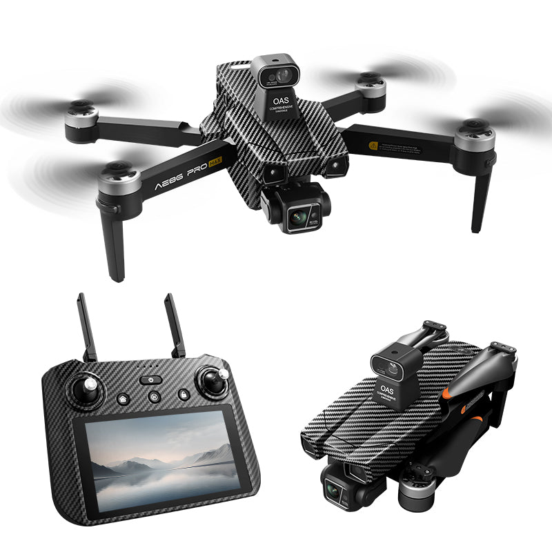 AE86 professional aerial drone 5G digital image transmission GPS positioning automatic return 360 degree radar obstacle avoidance three-axis cloud platform long endurance aircraft remote control aircraft