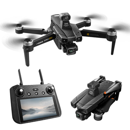 AE86 professional aerial drone 5G digital image transmission GPS positioning automatic return 360 degree radar obstacle avoidance three-axis cloud platform long endurance aircraft remote control aircraft