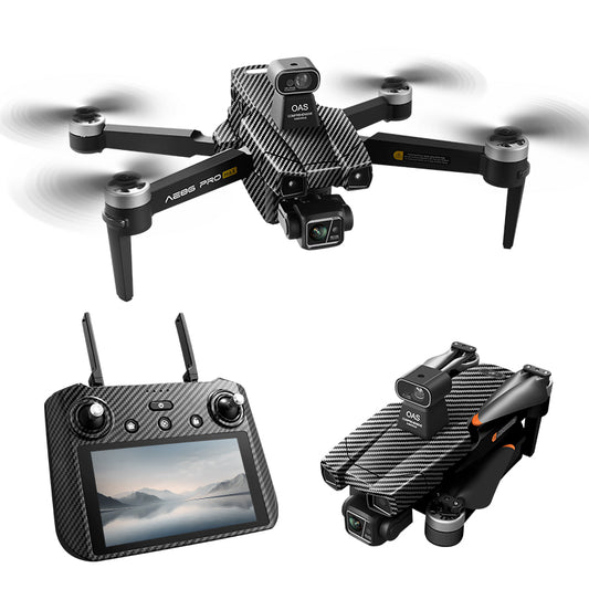 AE86 professional aerial drone 5G digital image transmission GPS positioning automatic return 360 degree radar obstacle avoidance three-axis cloud platform long endurance aircraft remote control aircraft