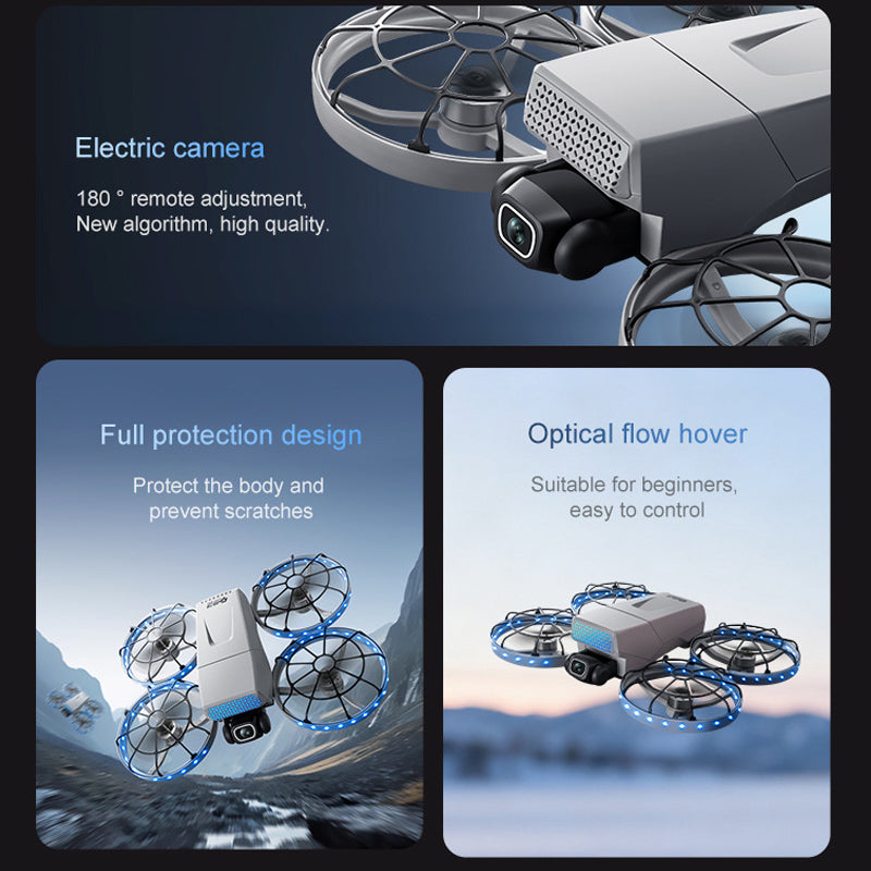 The new G63 drone is a professional aerial photography folding aircraft with screen control and optical flow brushless remote control multi-functional aircraft