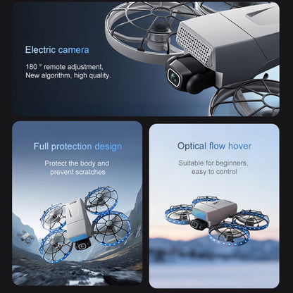 The new G63 drone is a professional aerial photography folding aircraft with screen control and optical flow brushless remote control multi-functional aircraft