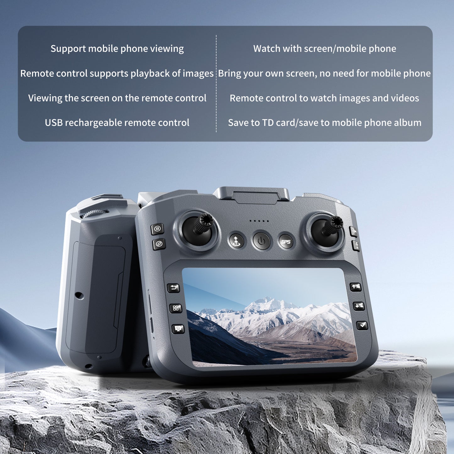 New XT606 professional drone GPS aerial photography with screen 1200 meter remote control distance controller high-definition intelligent obstacle avoidance four axis 1000 meter digital image transmission 4K image video aircraft